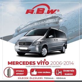 RBW Mercedes Vito 2006-2014 Muz Silecek Takımı