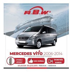 RBW Mercedes Vito 2006-2014 Muz Silecek Takımı