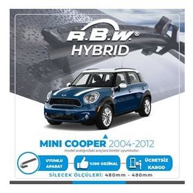 RBW Mini Cooper 2004-2012 Ön Hybrid Silecek Takımı