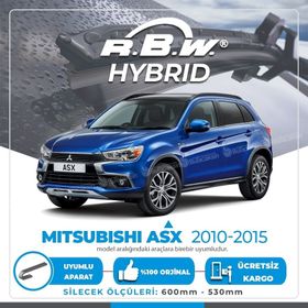 RBW Mitsubishi ASX 2010-2015 Ön Hybrid Silecek Takımı