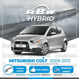 RBW Mitsubishi Colt 2009-2013 Ön Hybrid Silecek Takımı