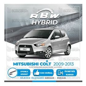 RBW Mitsubishi Colt 2009-2013 Ön Hybrid Silecek Takımı
