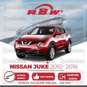 RBW Nissan Juke 2010-2016 Ön Muz Silecek Takımı