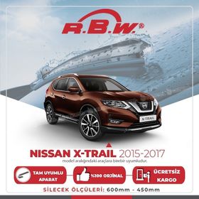 RBW Nissan X-Trail 2015-2017 Ön Muz Silecek Takımı