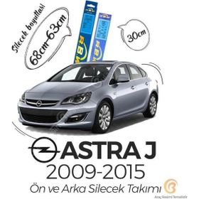RBW Opel Astra J 2009-2015 Uyumlu Ön ve Arka Silecek Seti