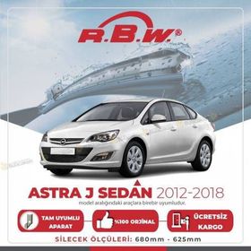 RBW Opel Astra J Sedan 2012-2018 Ön Muz Silecek Takımı