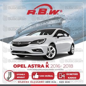 RBW Opel Astra K 2016-2018 Muz Silecek Takımı