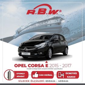 RBW Opel Corsa E 2014-2019 Muz Silecek Takımı