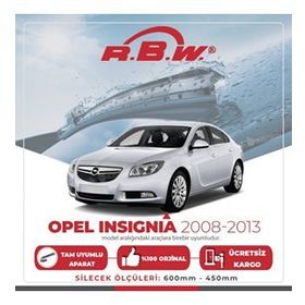 RBW Opel İnsignia Sedan 2008-2013 Ön Muz Silecek Takımı