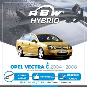 RBW Opel Vectra C 2004-2008 Ön Hybrid Silecek Takımı