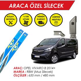 RBW Opel Vivaro 2014-2017 Ön Muz Silecek Takımı