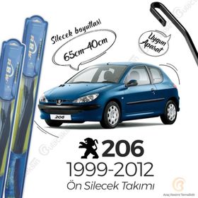 RBW Peugeot 206 Ön 1999-2012 Hibrit Silecek Takımı