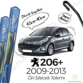 RBW Peugeot 206+ Ön 2009-2013 Hibrit Silecek Takımı