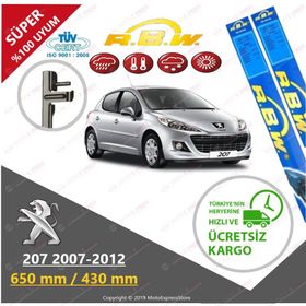 RBW Peugeot 207 2006-2012 Ön Muz Silecek Takımı