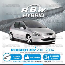 RBW Peugeot 307 2001-2004 Ön Hybrid Silecek Takımı