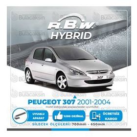 RBW Peugeot 307 2001-2004 Ön Hybrid Silecek Takımı