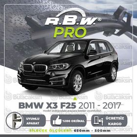 RBW PRO BMW X3 F25 2011-2017 Ön Muz Silecek Takımı