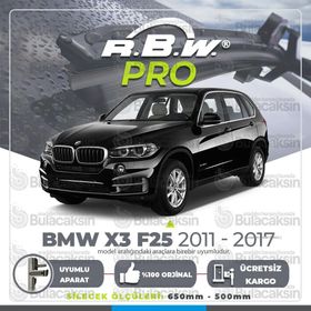 RBW PRO BMW X3 F25 2011-2017 Ön Muz Silecek Takımı