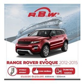 RBW Range Rover Evoque 2012-2015 Muz Silecek Takımı