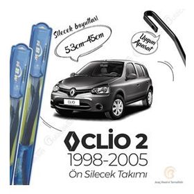 RBW Renault Clio 2 1998-2005 Ön Hybrid Silecek Takımı