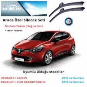 RBW Renault Clio 4 2012-2017 Ön Muz Silecek Takımı