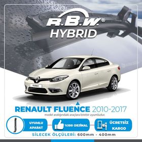 RBW Renault Fluence 2010-2017 Ön Hybrid Silecek Takımı