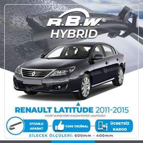 RBW Renault Latitude 2011-2015 Ön Hybrid Silecek Takımı