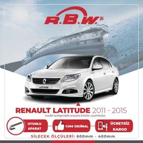 RBW Renault Latitude 2011-2015 Ön Muz Silecek Takımı