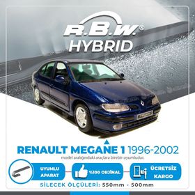 RBW Renault Megane 1 1996-2002 Ön Hybrid Silecek Takımı