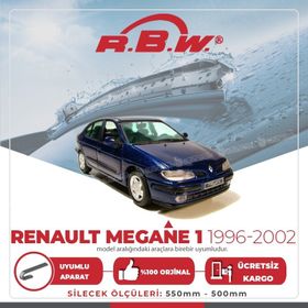 RBW Renault Megane 1 1996-2002 Ön Muz Silecek Takımı