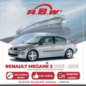 RBW Renault Megane 2 2003-2005 Ön Muz Silecek Takımı