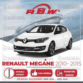 RBW Renault Megane 3 2009-2015 Ön Muz Silecek Takımı