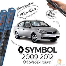 RBW Renault Symbol 2009-2012 Ön Hybrid Silecek Takımı