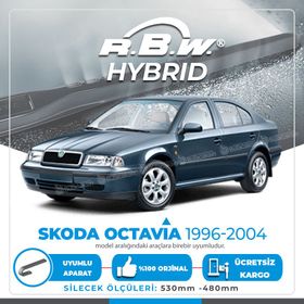 RBW Skoda Octavia 1996-2004 Ön Hybrid Silecek Takımı