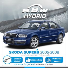 RBW Skoda Superb 2005-2008 Ön Hybrid Silecek Takımı