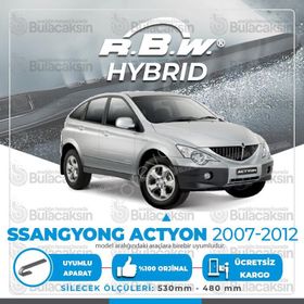 RBW Ssangyong Actyon 2007-2012 Ön Hybrid Silecek Takımı