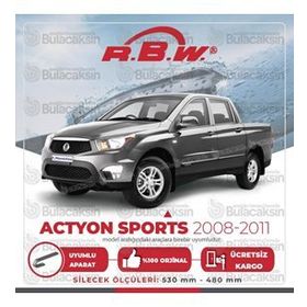 RBW Ssangyong Actyon Sports 2008-2011 Muz Silecek Takımı