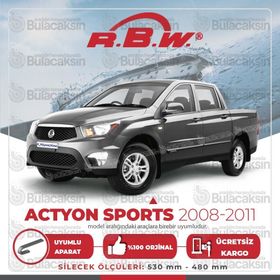 RBW Ssangyong Actyon Sports 2008-2011 Muz Silecek Takımı