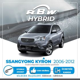 RBW Ssangyong Kyron 2006-2012 Ön Hybrid Silecek Takımı
