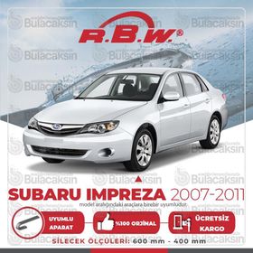 RBW Subaru Impreza 2007-2011 Muz Silecek Takımı