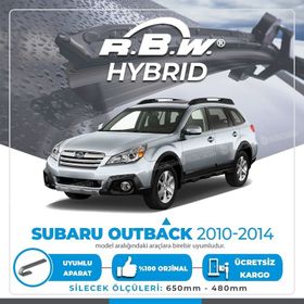 RBW Subaru Outback 2010-2014 Ön Hybrid Silecek Takımı
