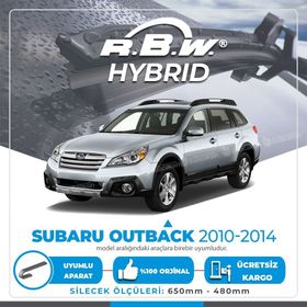 RBW Subaru Outback 2010-2014 Ön Hybrid Silecek Takımı
