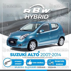 RBW Suzuki Alto 2007-2014 Ön Hybrid Silecek Takımı