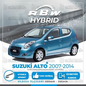 RBW Suzuki Alto 2007-2014 Ön Hybrid Silecek Takımı