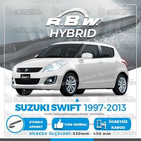 RBW Suzuki Swift 1997-2013 Ön Hybrid Silecek Takımı