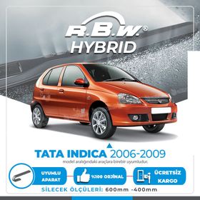 RBW Tata İndica 2006-2009 Ön Hybrid Silecek Takımı
