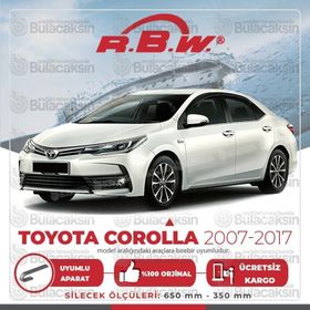 RBW Toyota Corolla 2007-2017 Ön Hybrid Silecek Takımı