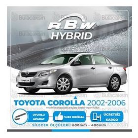 RBW Toyota Corolla Sedan 2002-2006 Ön Hybrid Silecek Takımı