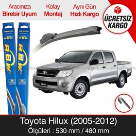 RBW Toyota Hilux 2005-2012 Ön Hybrid Silecek Takımı