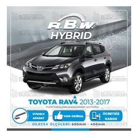 RBW Toyota RAV4 Hibrit 2013-2017 Ön Silecek Takımı